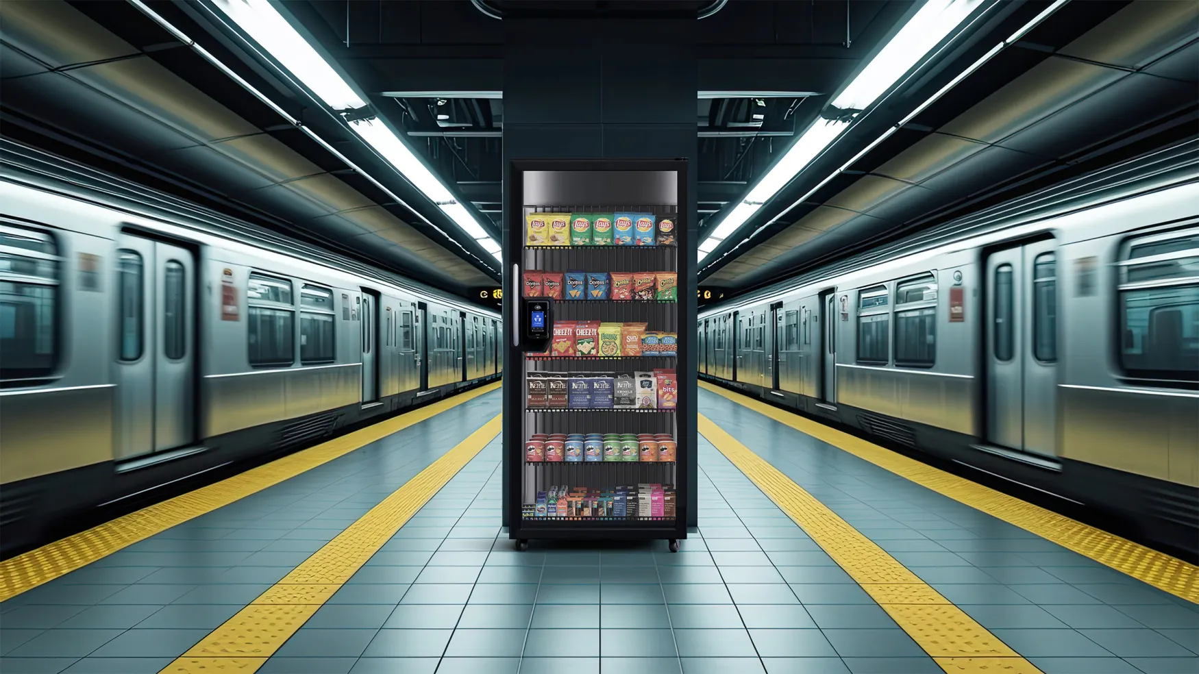 PicoAmbient-Vision+ on Train Platform