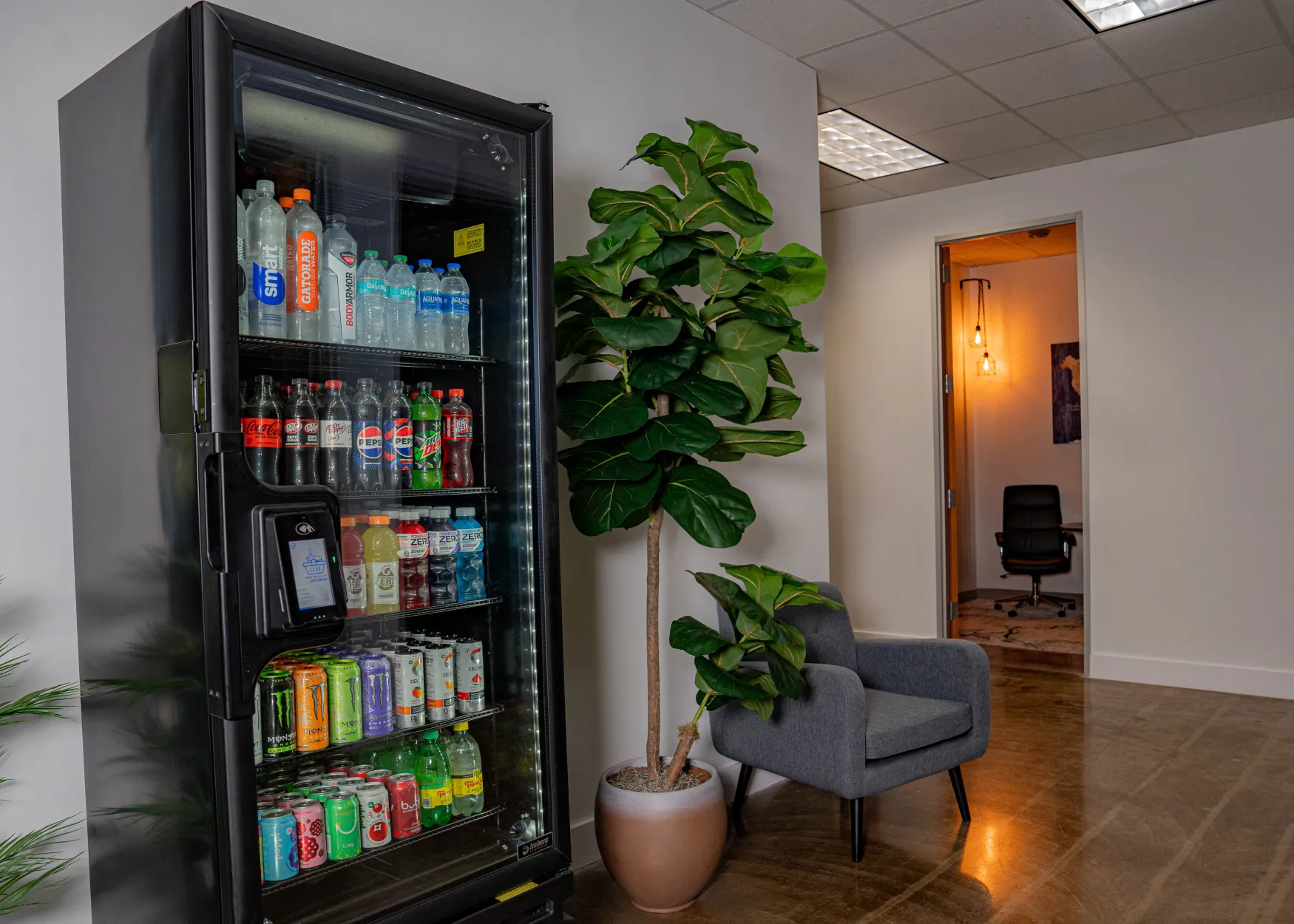 AI Smart Cooler, Point of Sale, AI Micro Market