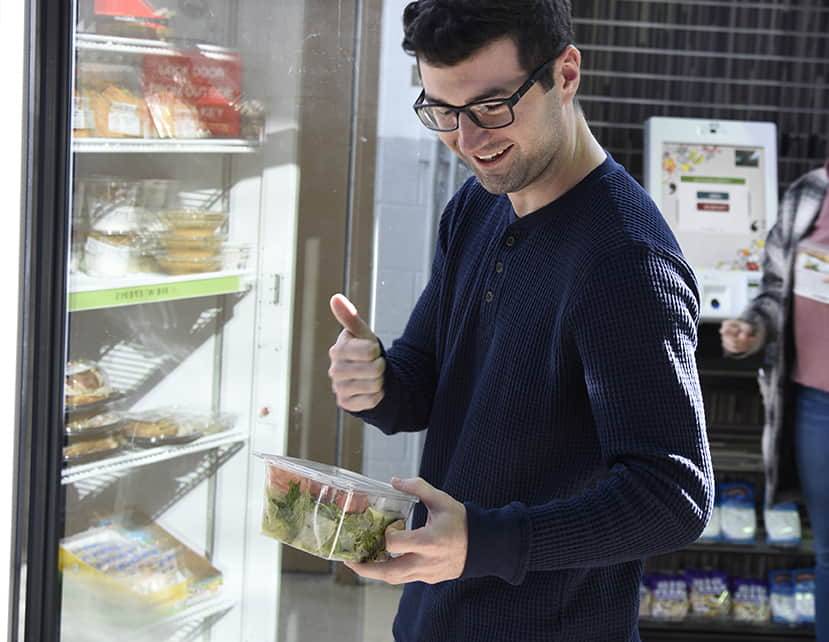 365 Retail Markets Man Buying Salad