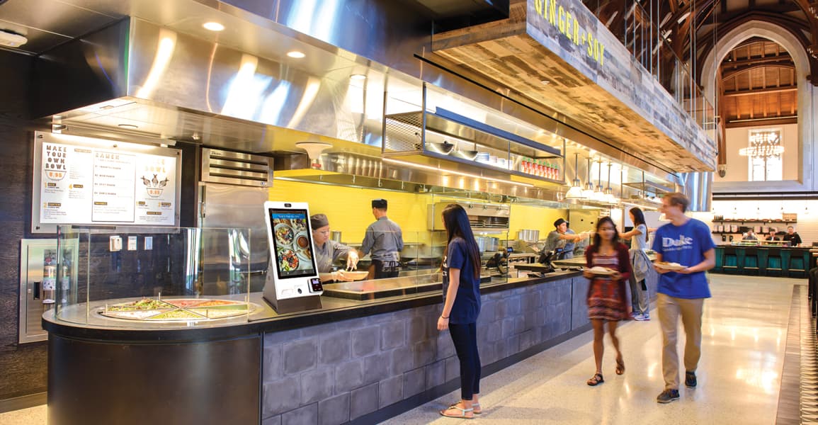 unattended dining technology for campuses